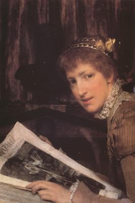 Alma-Tadema, Sir Lawrence Interrupted (mk23) oil painting image